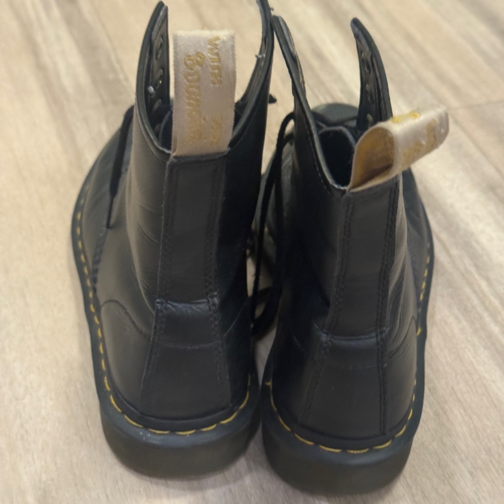 Dr. Martens Vegan Black Lace-Up Boots - Picture 3 of 6